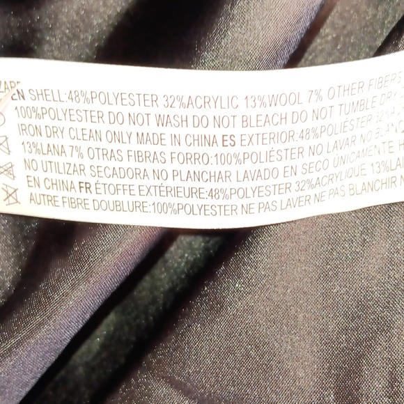 Forever 21 wool blend coat NWOT - Picture 5 of 5